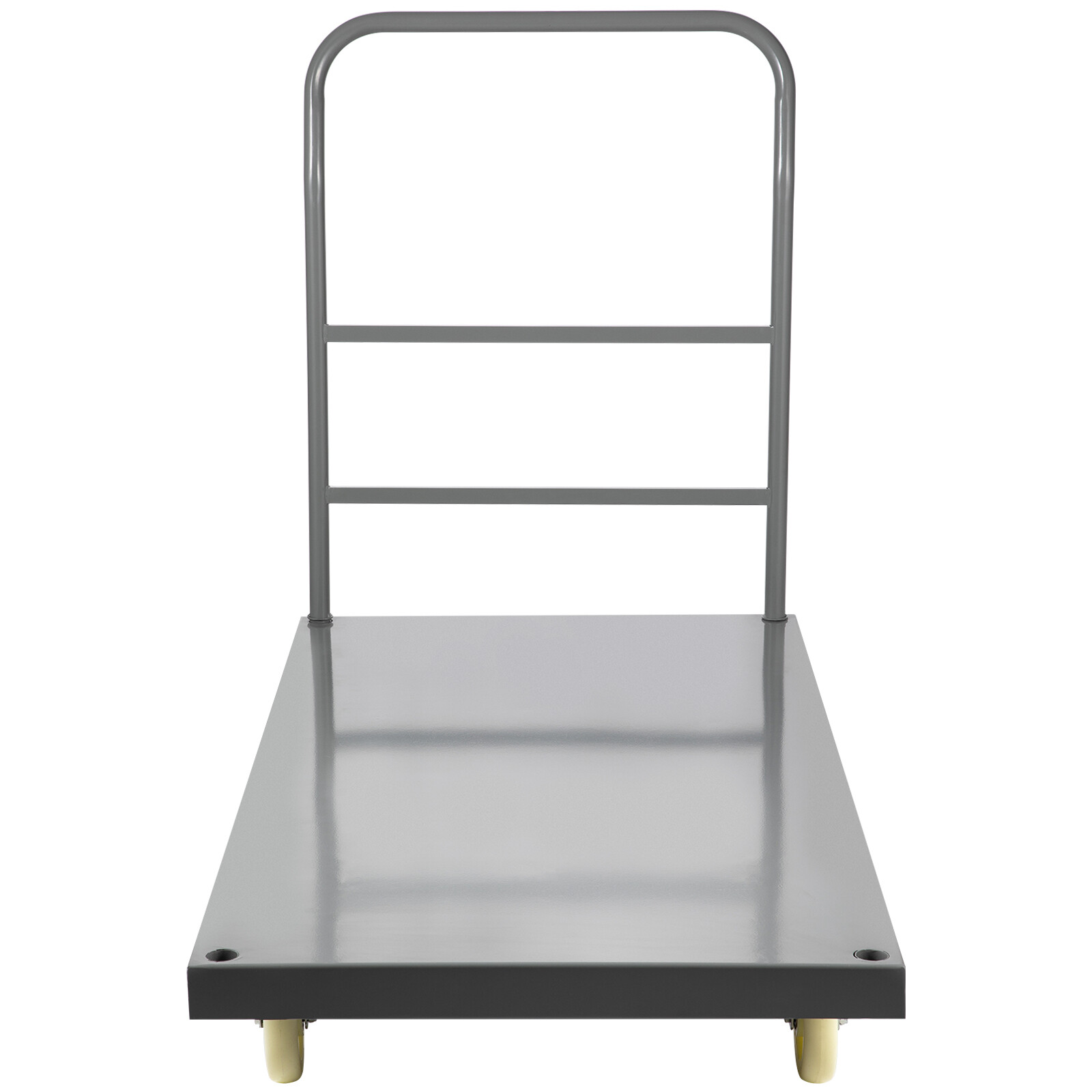2000lbs Steel Flat Platform Truck Push Cart Dolly 47"x24"x32" w/ 360° Casters