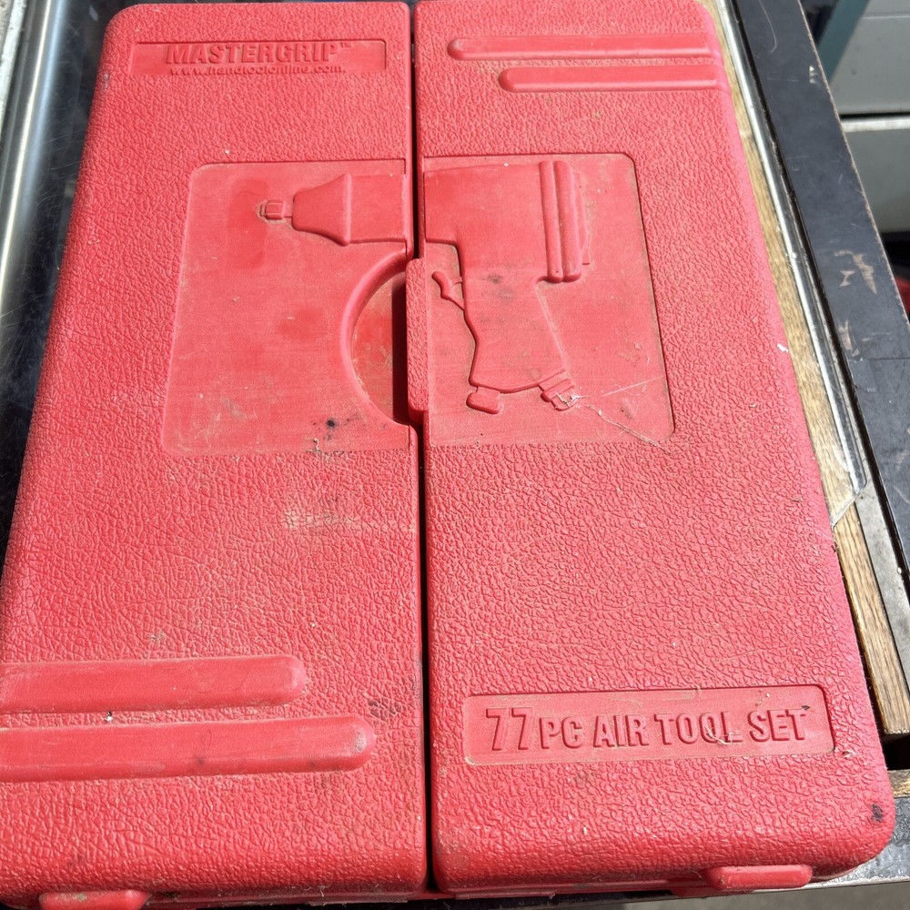 Mastergrip 77 pc Air Tool Set Missing Some Impact Spanner Die Grinder Ratchet ++