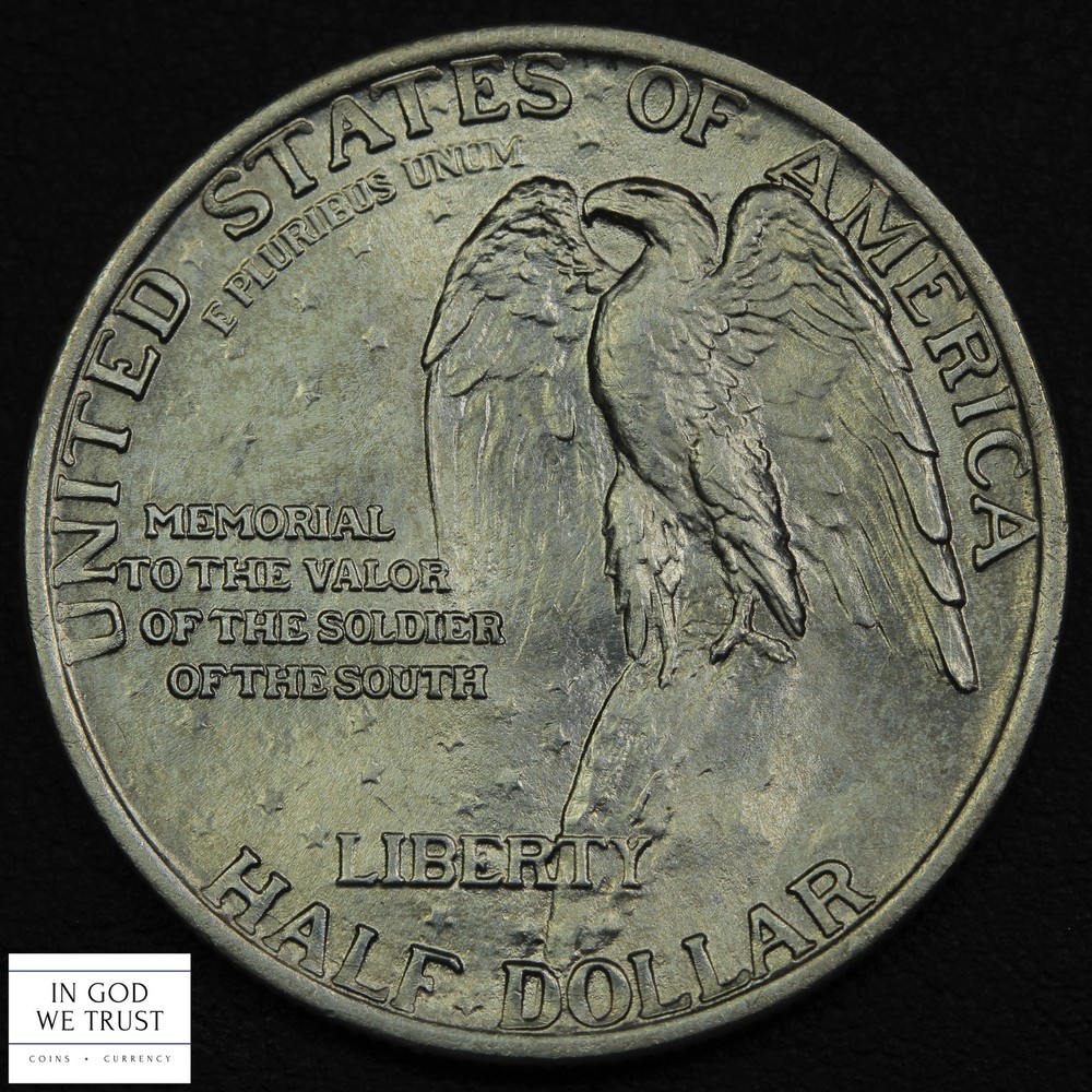 1925 Stone Mountain Commemorative Silver Half Dollar 50C (MS UNC)