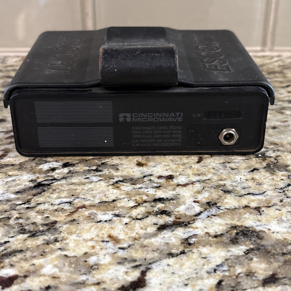 Escort Cincinnati Microwave Radar Warning Receiver Detector Vintage - UNTESTED!