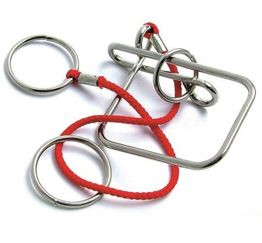 Racing Wire No. 11 - String Brainteaser Metal Puzzle