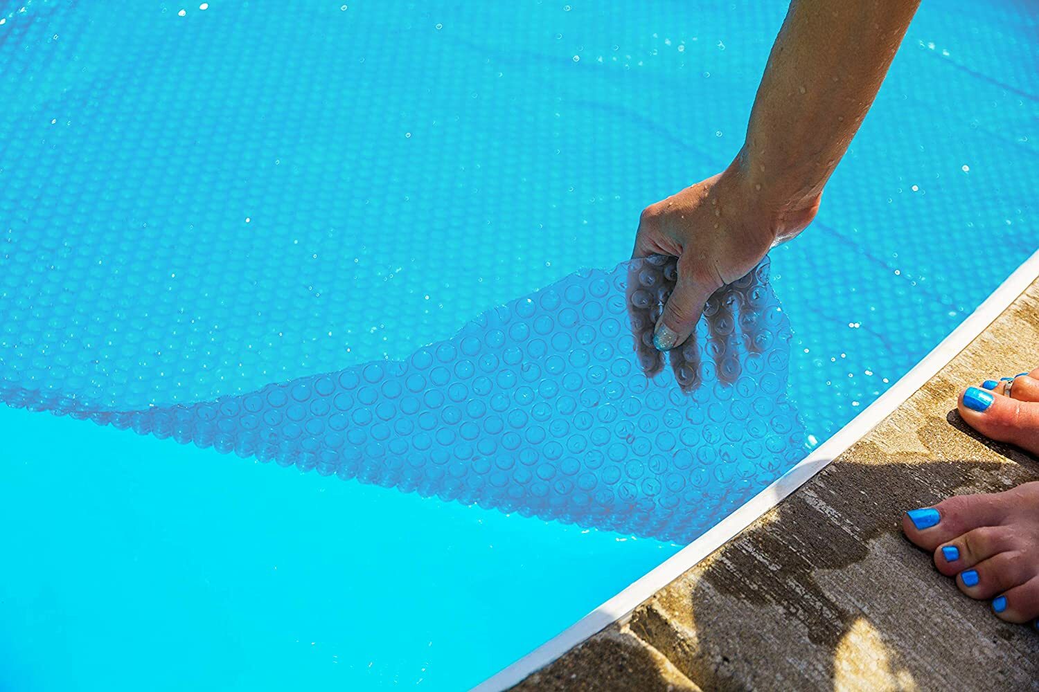 Sun2Solar 1600 Series Clear Round Swimming Pool Solar Covers - (Choose Size)