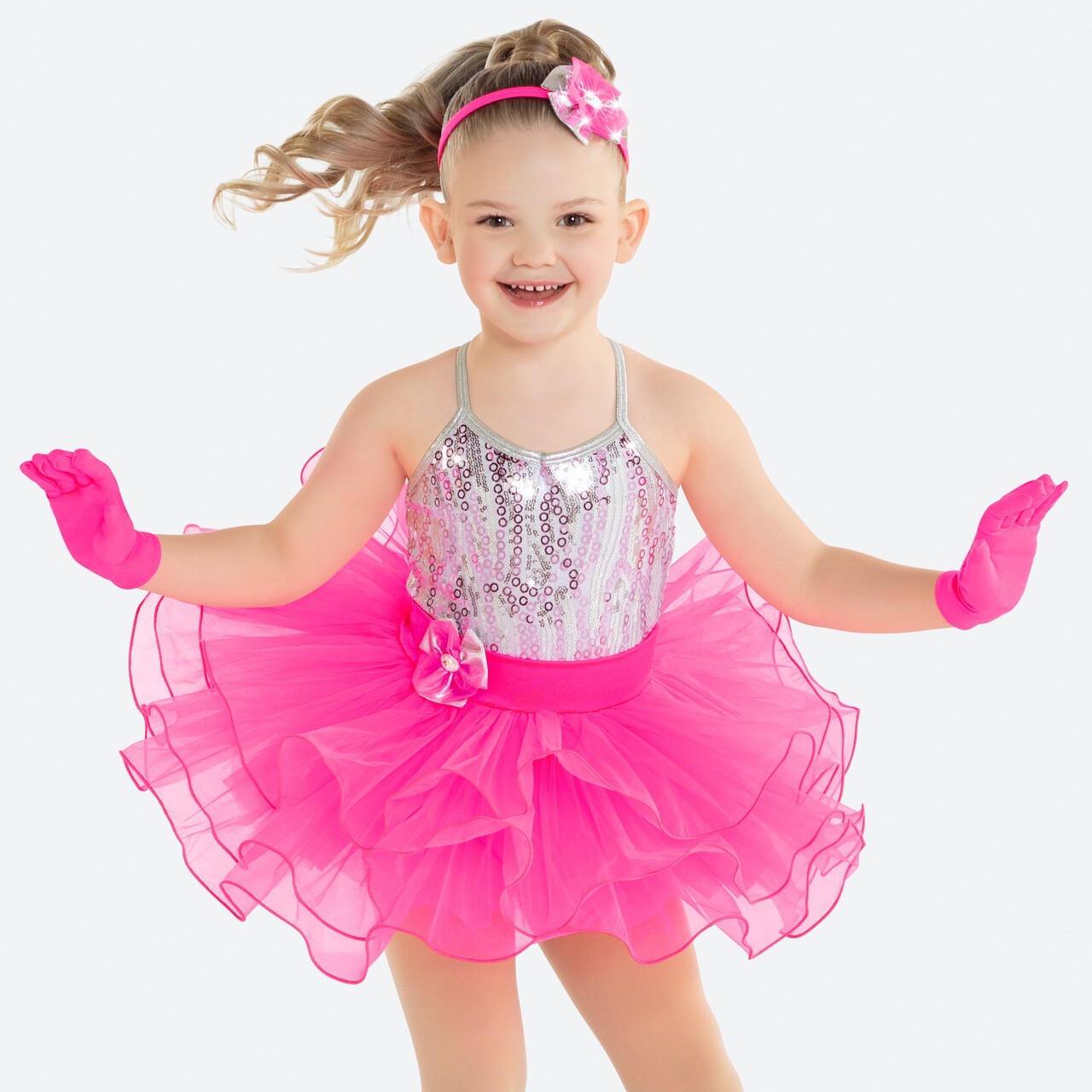 Revolution Dancewear Girls Say Hey Dance Costume Dress MC Medium Child RC16868