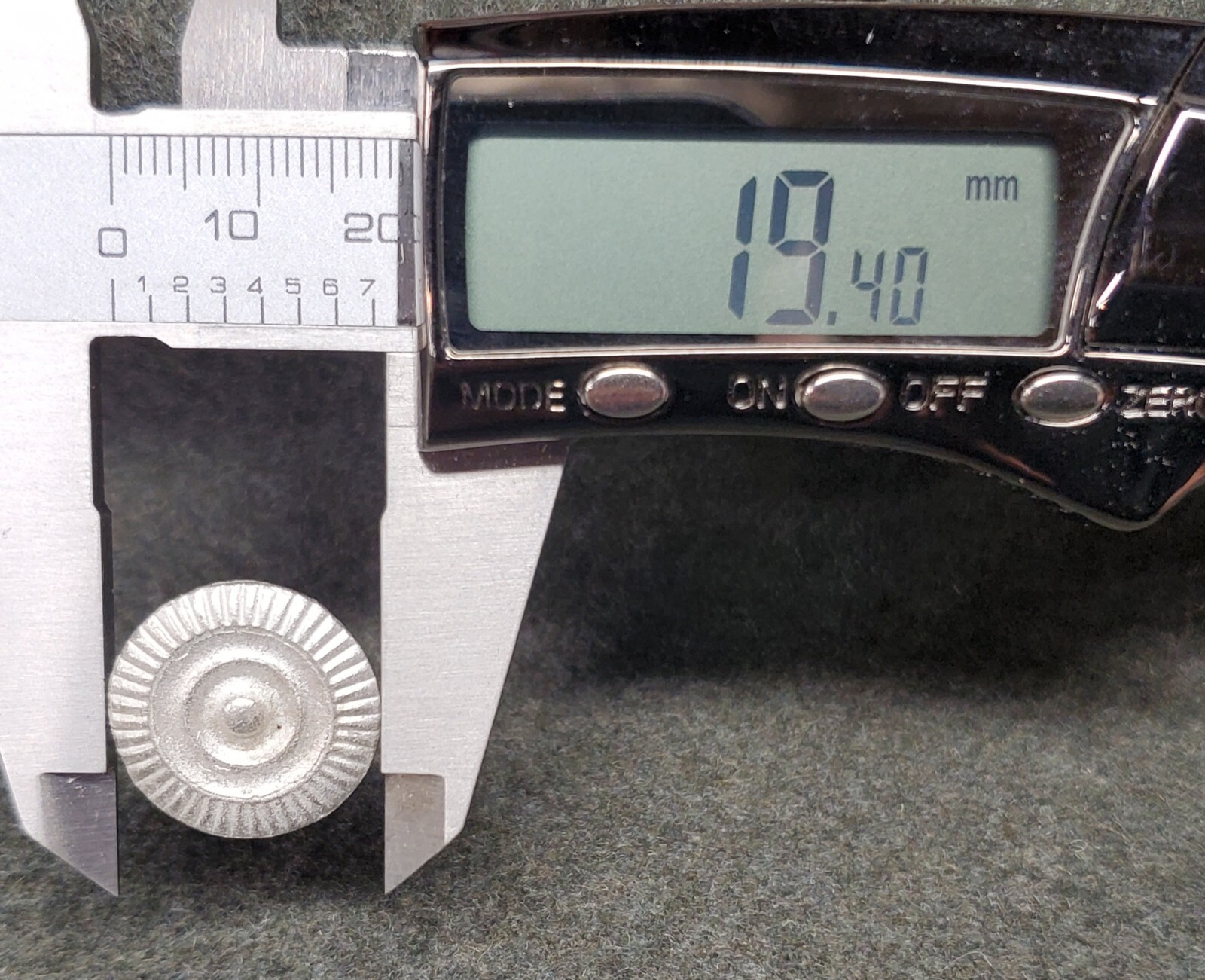 WWI German NCO Cockade painted in Prussian state Colors