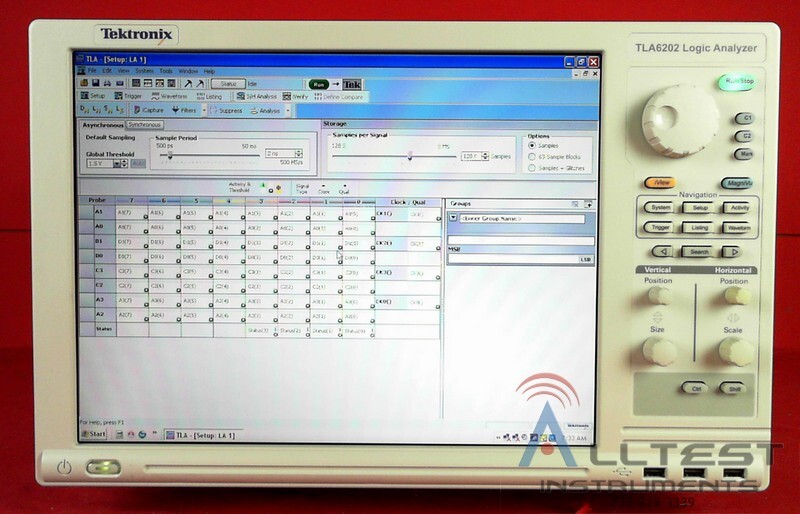 Tektronix TLA6202 Logic Analyzer 68 channels