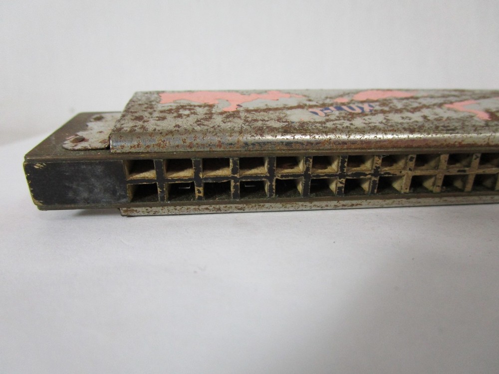 Vintage M Hohner Echo-Luxe Harmonica W Germany