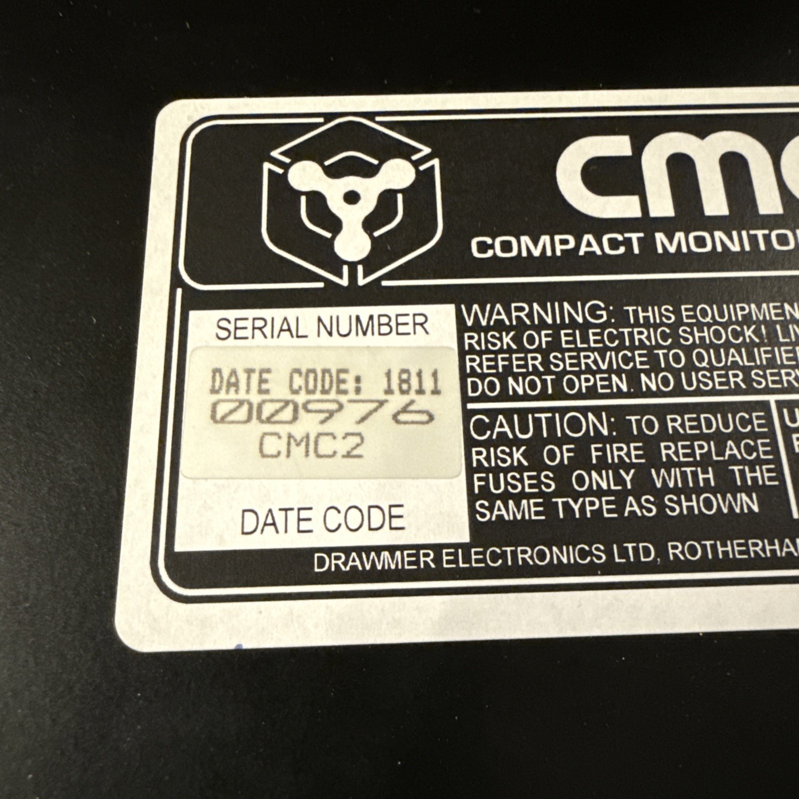 Drawmer CMC2 Compact Monitor Controller. Boxed, Unused, Mint Condition