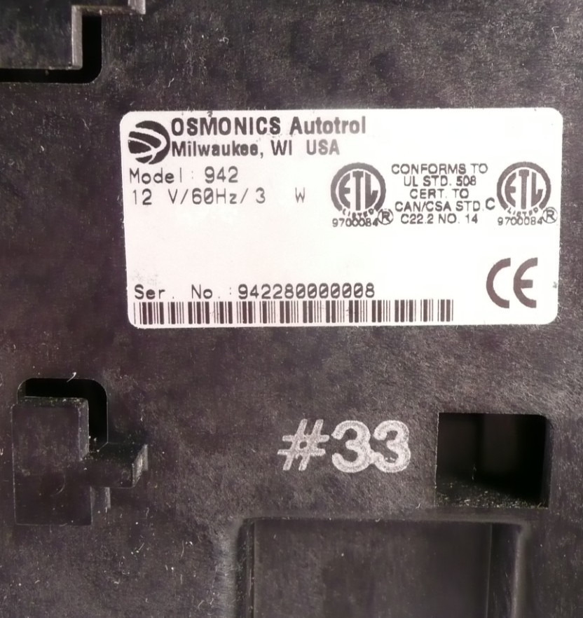 Rain Soft Autotrol 942F Water Softener 12V Mechanical Clock Timer Controller