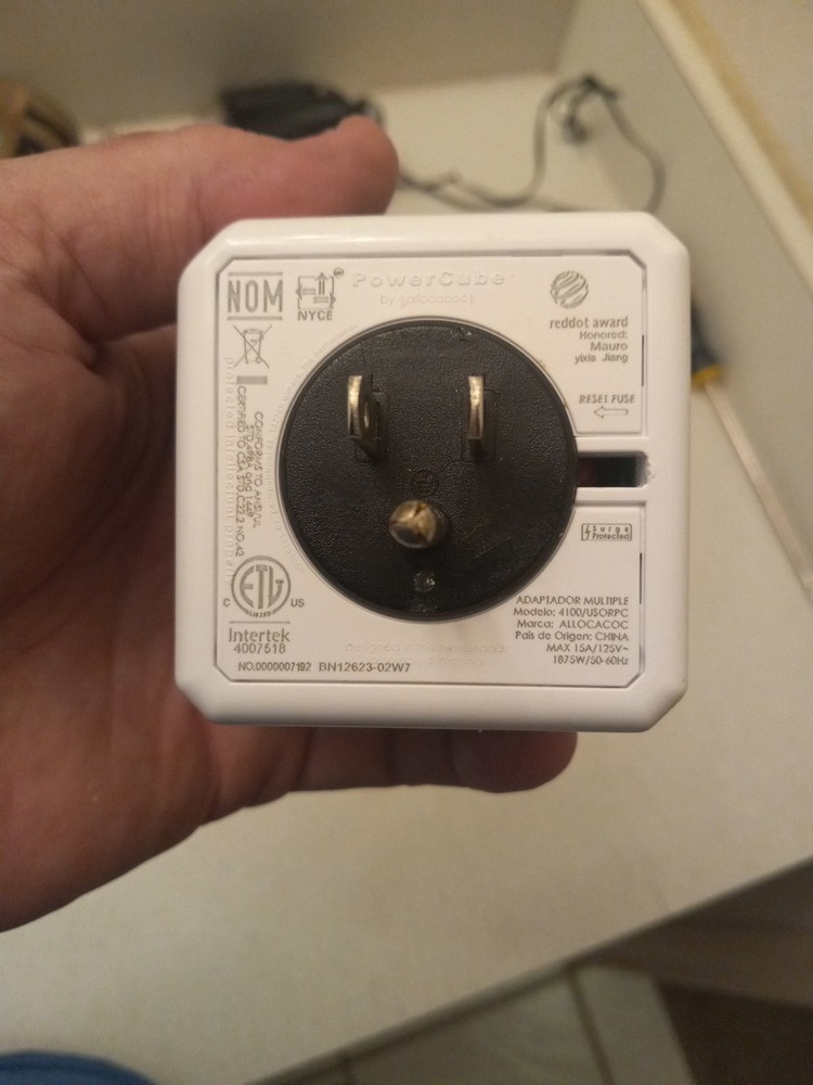 PowerCube By Allocacoc - 5 Outlet Power Adapter - Used
