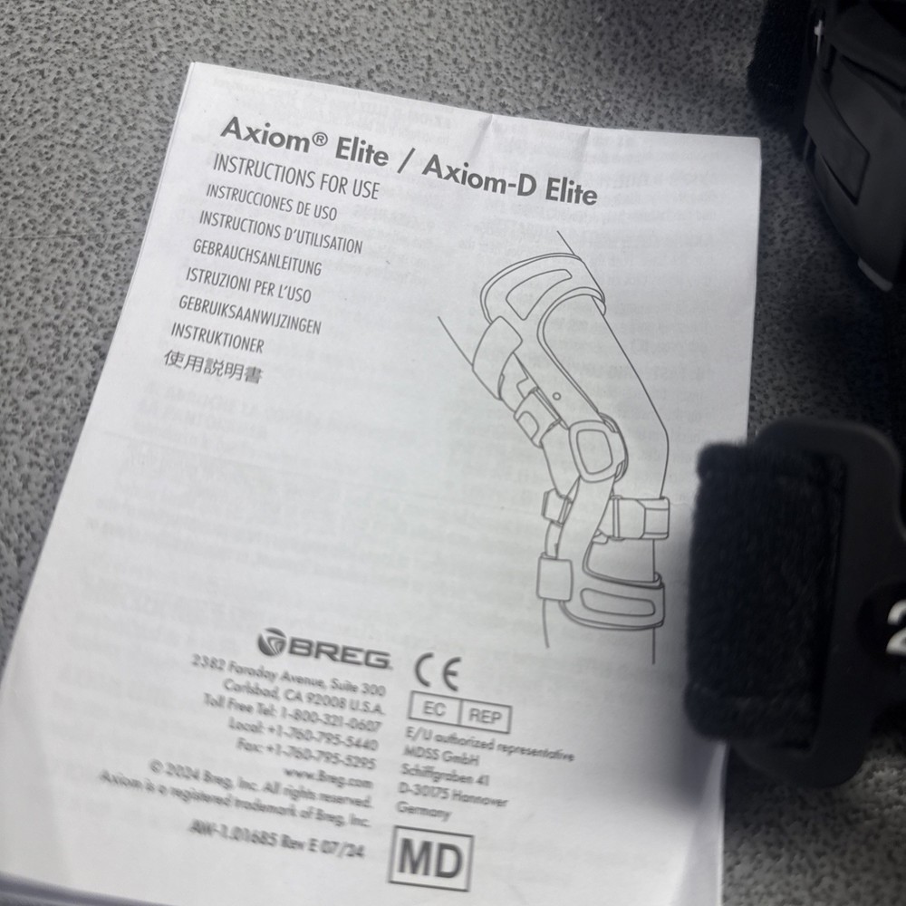 BREG AXIOM ELITE KNEE SUPPORT ( NEW OTHER )