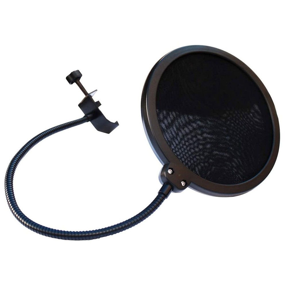 AxcessAbles Large Vented Recording Studio Microphone Isolation Shield w/ Stand