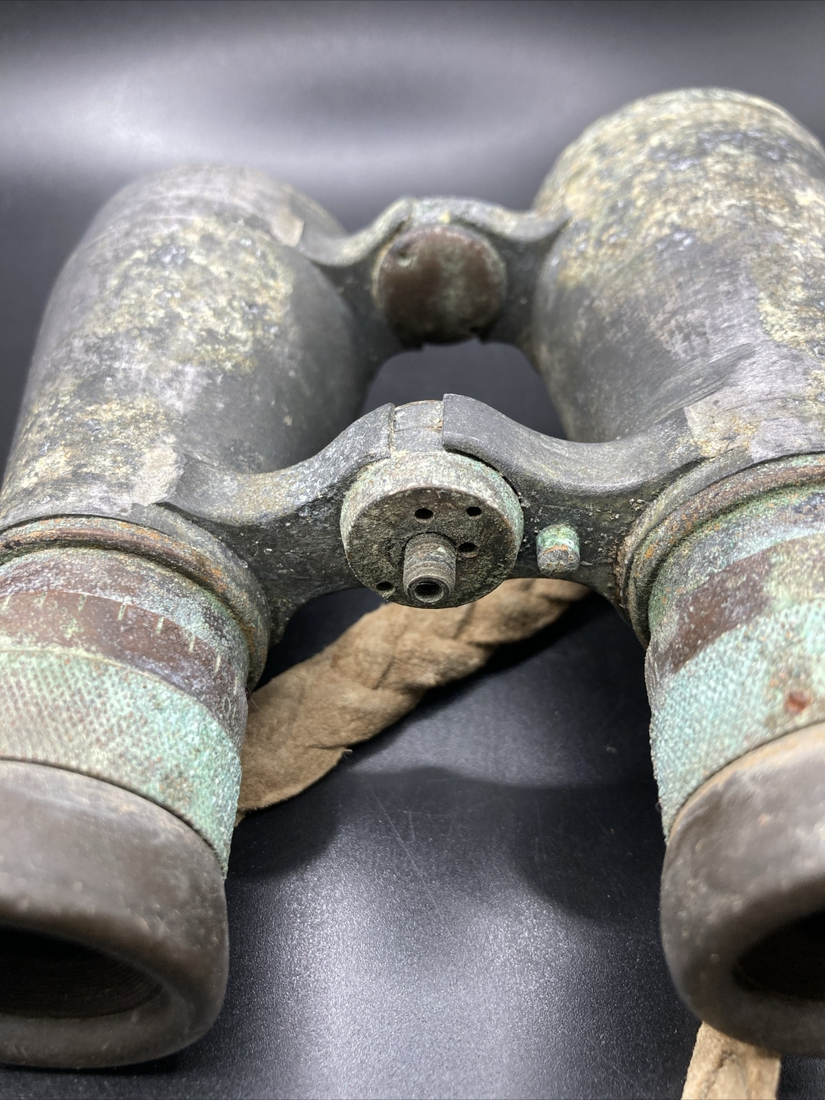 WWI WW2 German Heer Army Wehrmacht Brass Binoculars Battlefield Relic