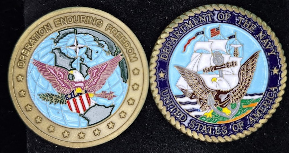Operation Enduring Freedom - Armed Forces Challenge Coin