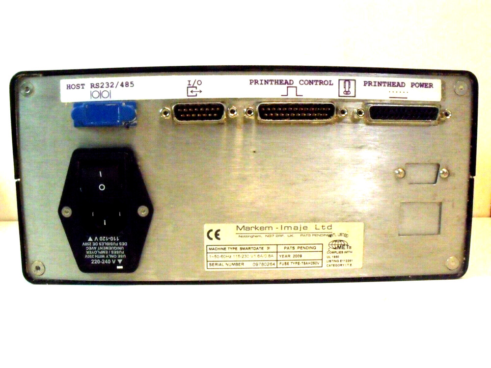 Markem Imaje Smartdate 3I Print Controller with Cables