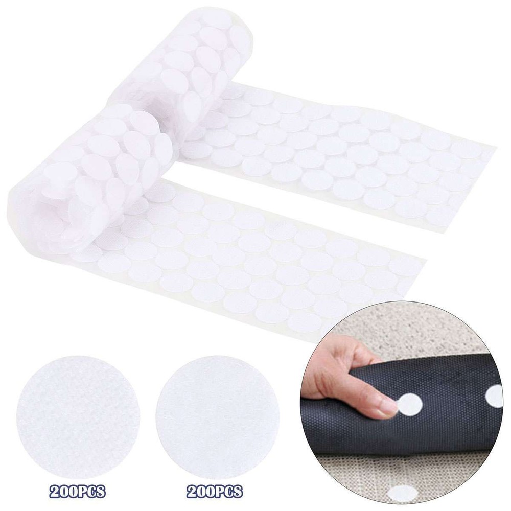 400Pc Self Adhesive Dots Strong Adhesive Acrylic Seamless Multifunctional Clear