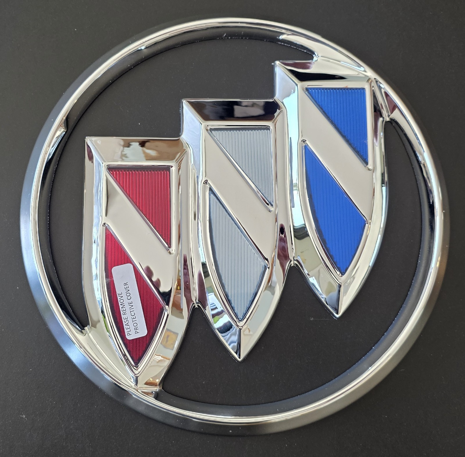 Buick Full Color Tri-Shield Logo Sign Dealership Showroom  - 11 Inches - NIB NEW