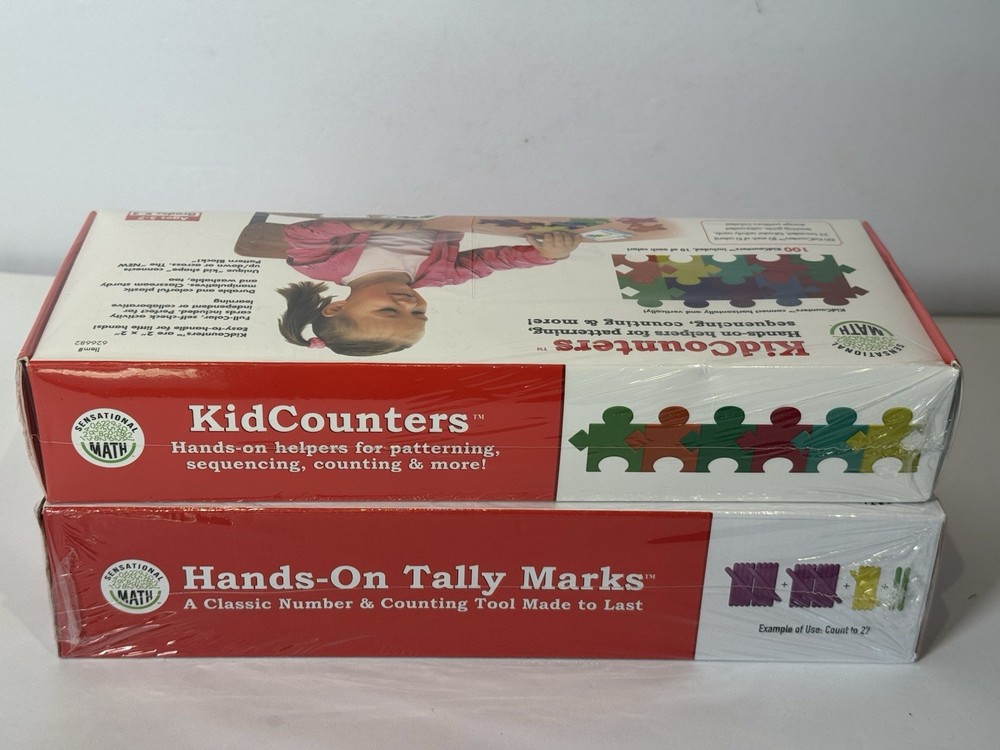 Sensational Math KidCounters & Hands On Tally Marks Lot Sealed