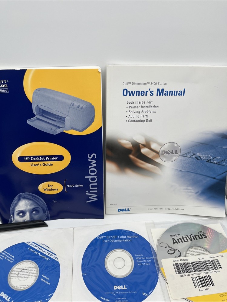 Dell Microsoft Applications Software LOT 10 disks Drivers Utilites USB Wireless