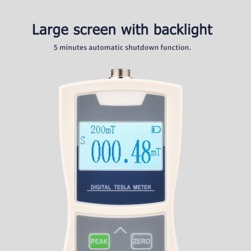 High Accuracy Digital Handheld Tesla Meter Gaussmeter Auto 200mT/ 2000mT