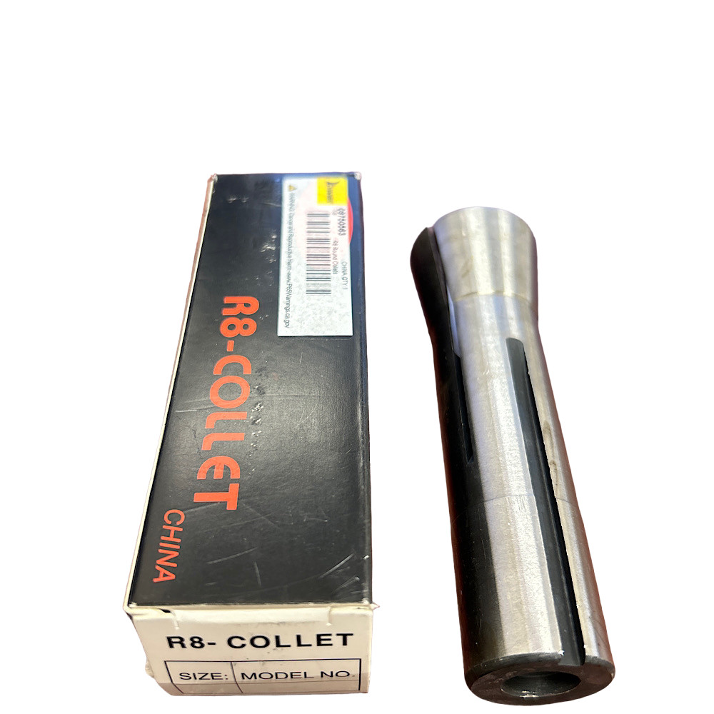 Interstate 231-4756 7/8" x 7/16"-20" Drawbar Thread Steel R8 Collet