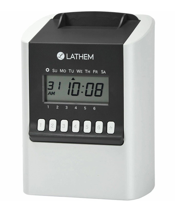 Lathem 700E Calculating Electronic Time Clock NEW/SEALED