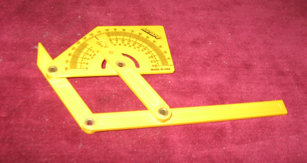 Hempe Protractor Angle Finder Angle Rule Made In U.S.A.
