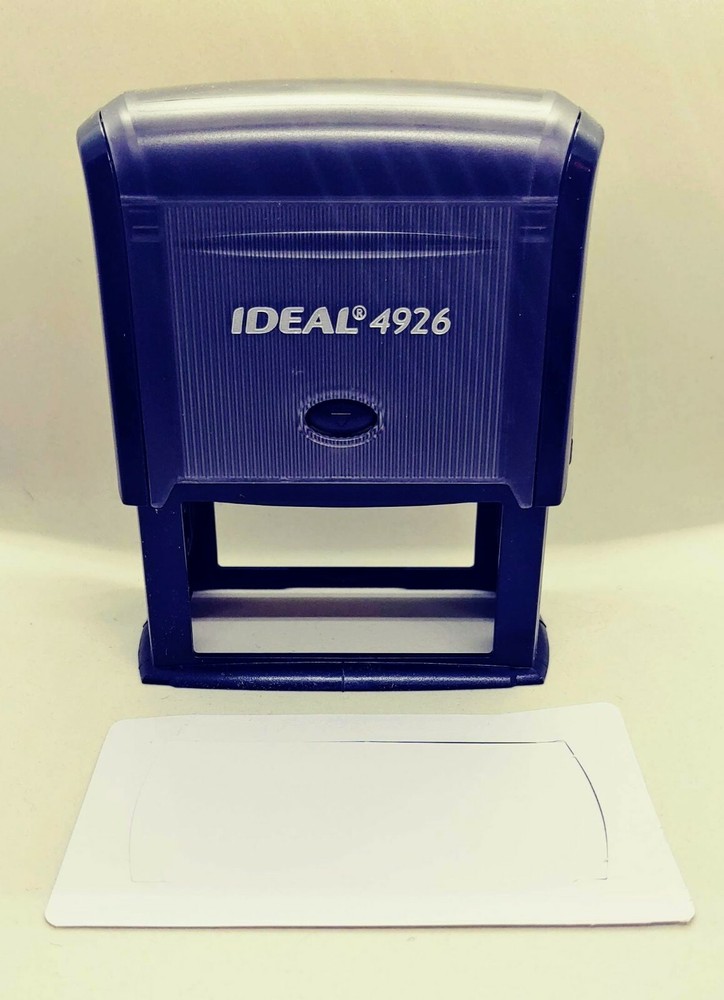 Ideal 4926 Self Inking Stamp Red Ink