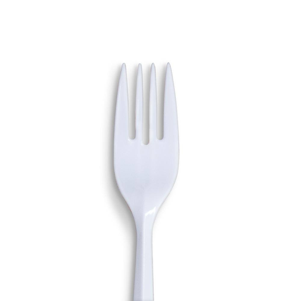 1000-Piece White Medium Weight Polypropylene Fork