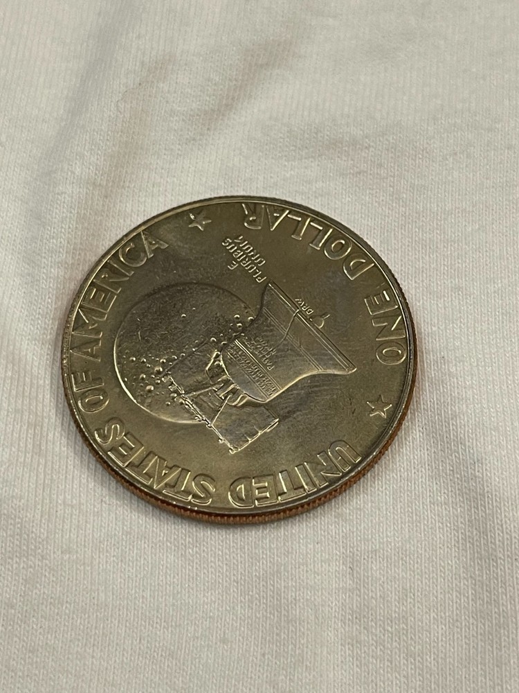 1976 Bicentennial Eisenhower Dollar Coin Error Mint Mark 14