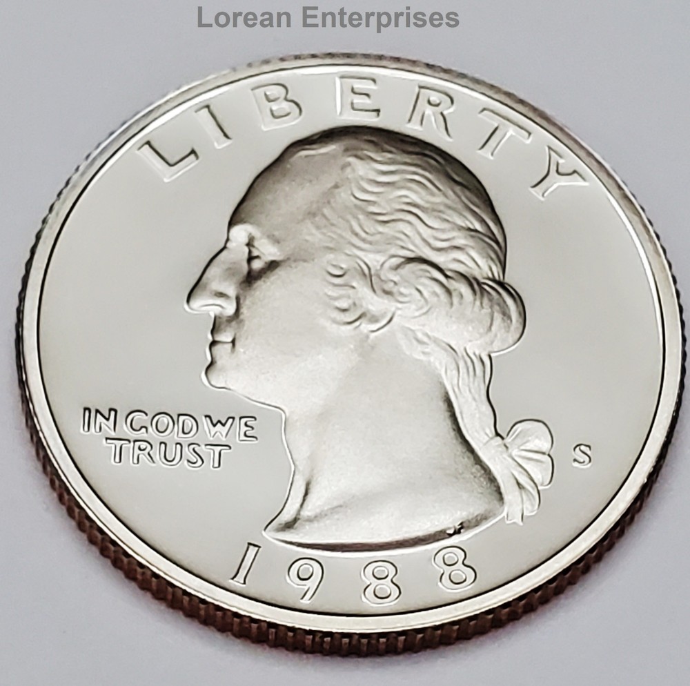 1988 S Washington Quarter  CLAD ✼PROOF✼