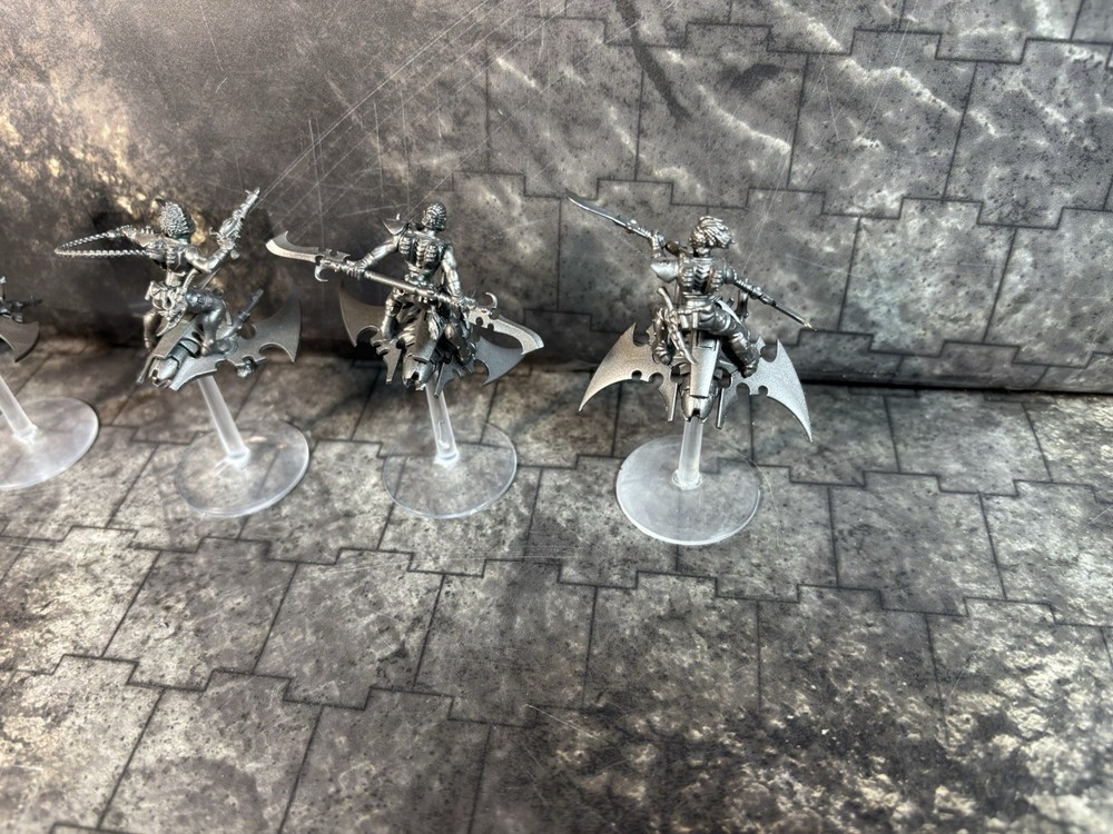 Warhammer 40k Drukhari HELLIONS 5X Used Primed (#2537)