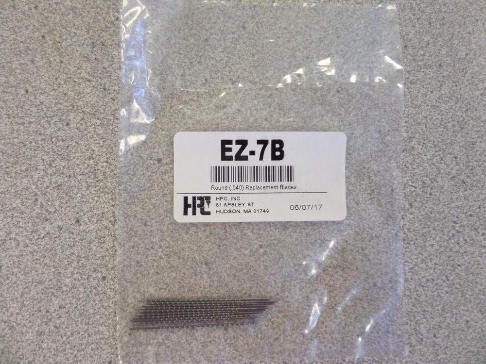 HPC EZ-7B .040 SPIRAL BROKEN KEY EXTRACTOR REPLACEMENT BLADES 10 PACK