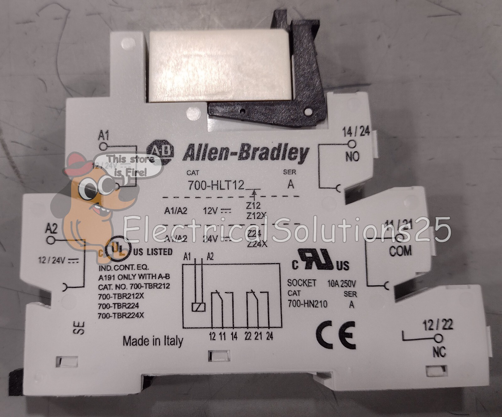 New 1 PC. Allen-Bradley 700-HLT12Z24 compact relay - Free Shipping