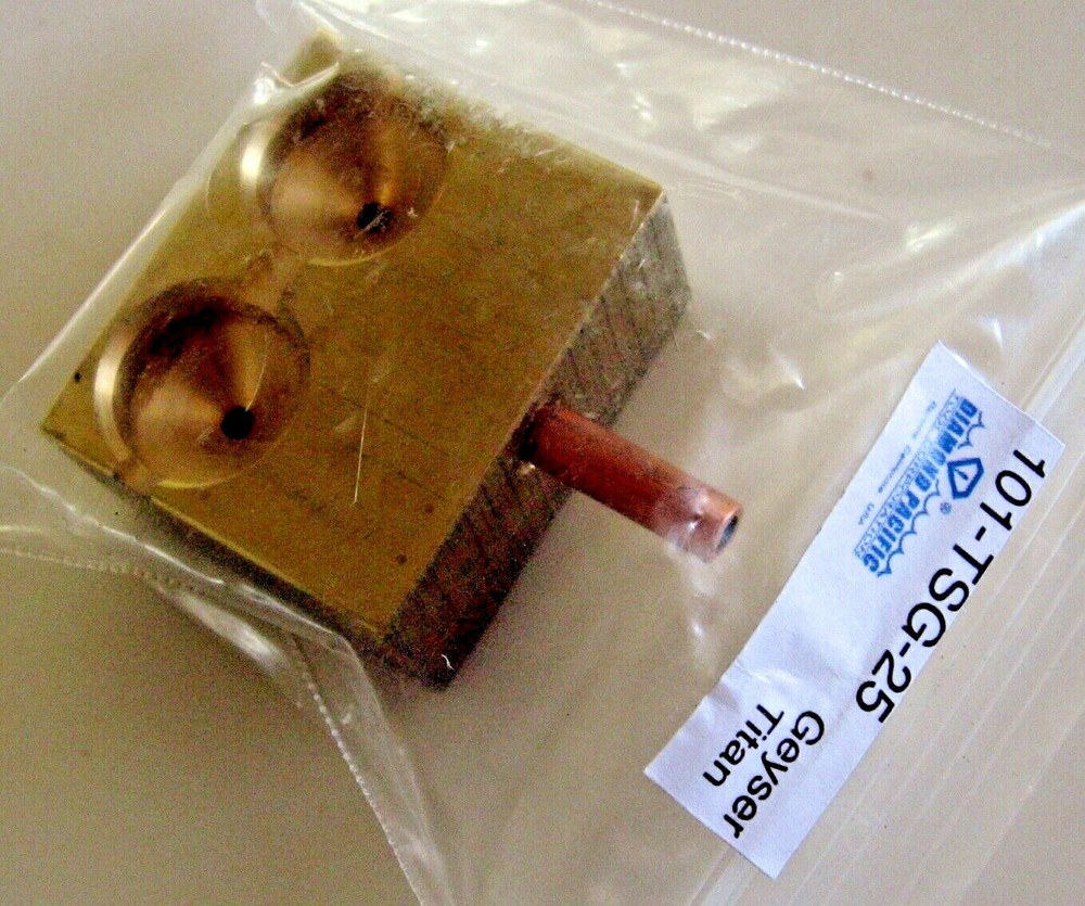 rle BRASS GEYSER FOR TITAN DIAMOND PACIFIC REPLACEMENT
