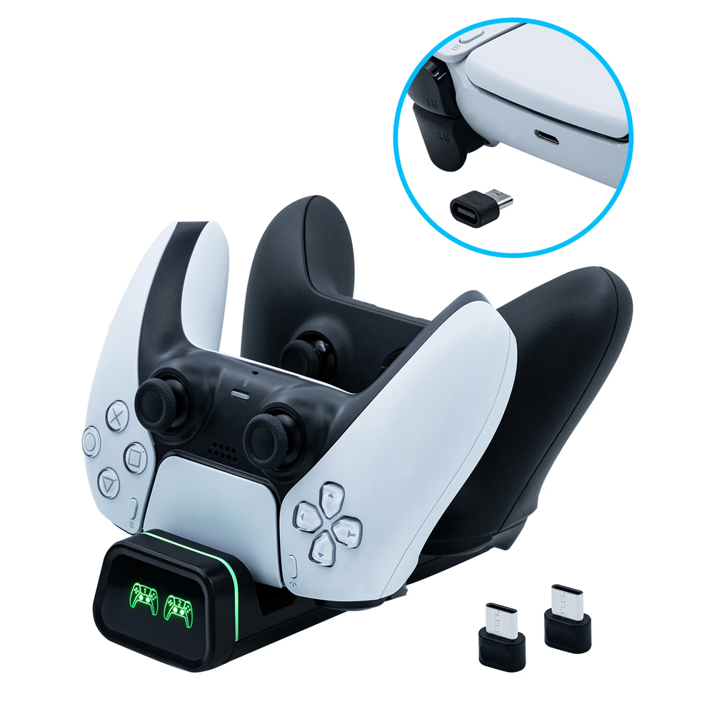 Dual Controller Charging Dock for the Switch Pro / PS5 / Elite 2 / Series S/X
