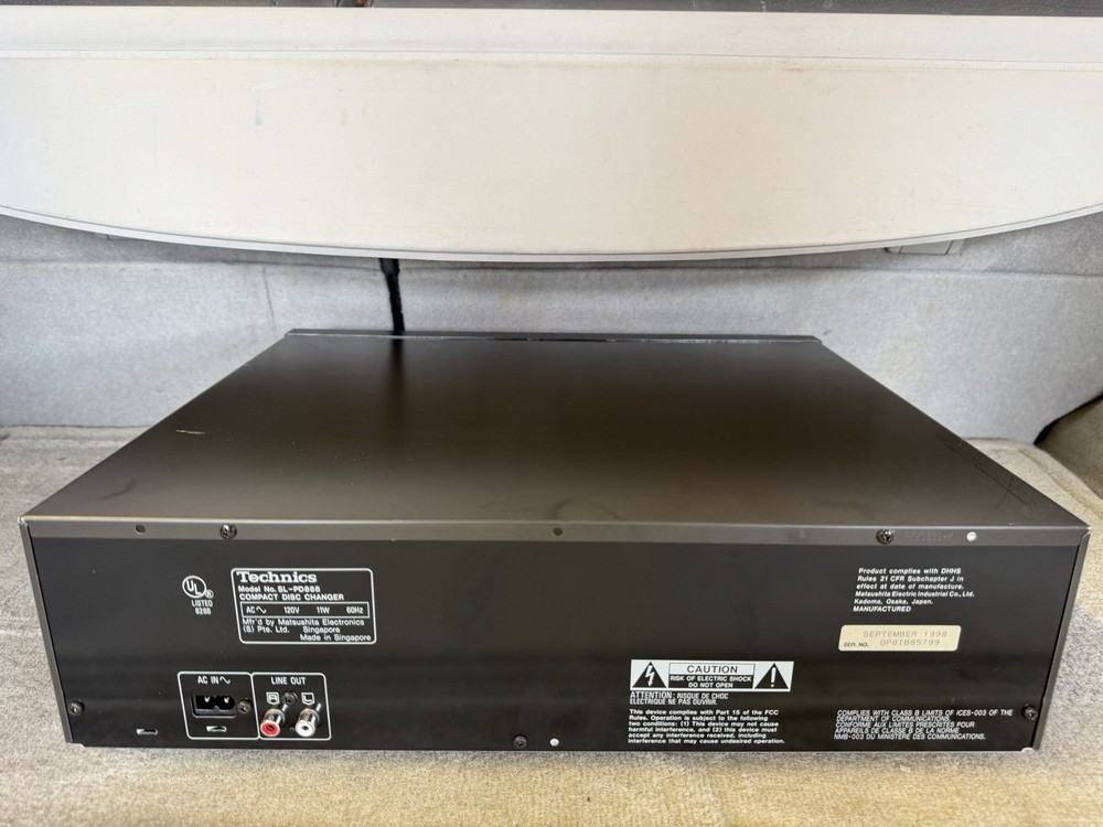 Technics SL-PD888 CD player.