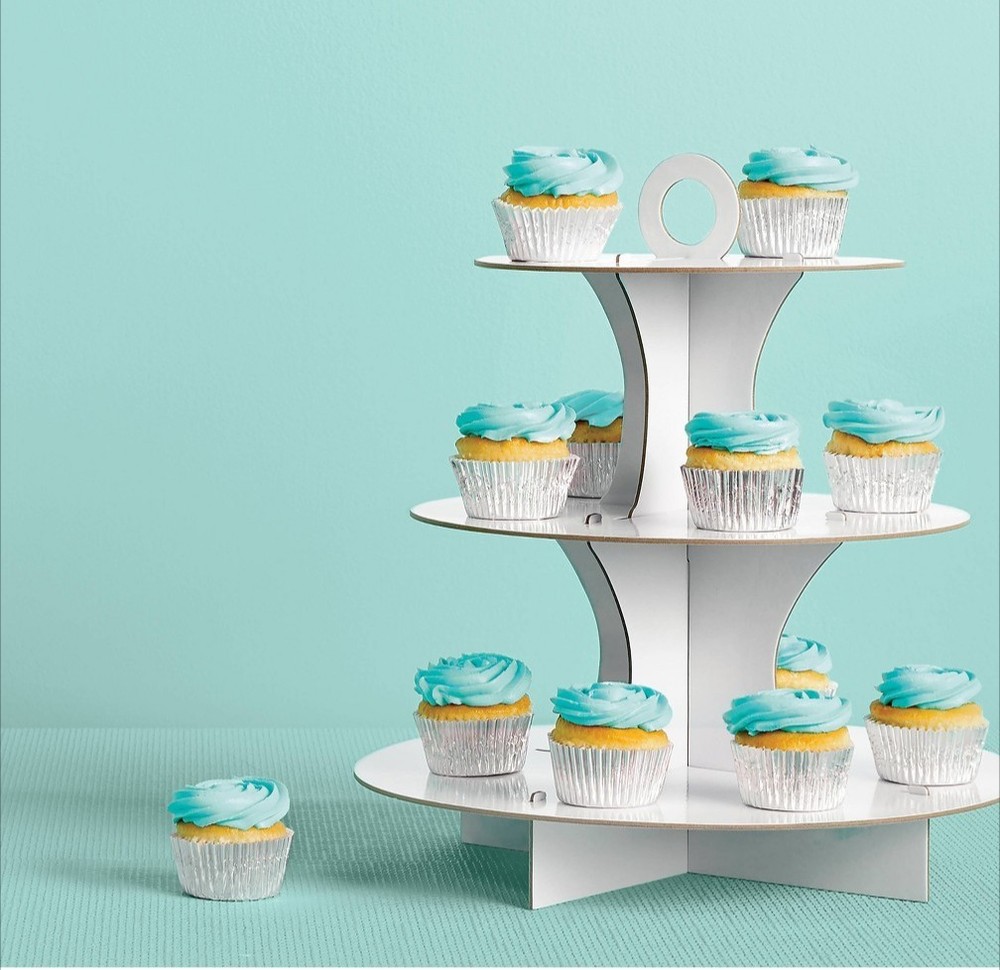 Spritz 3-Tier Cupcake Stand white