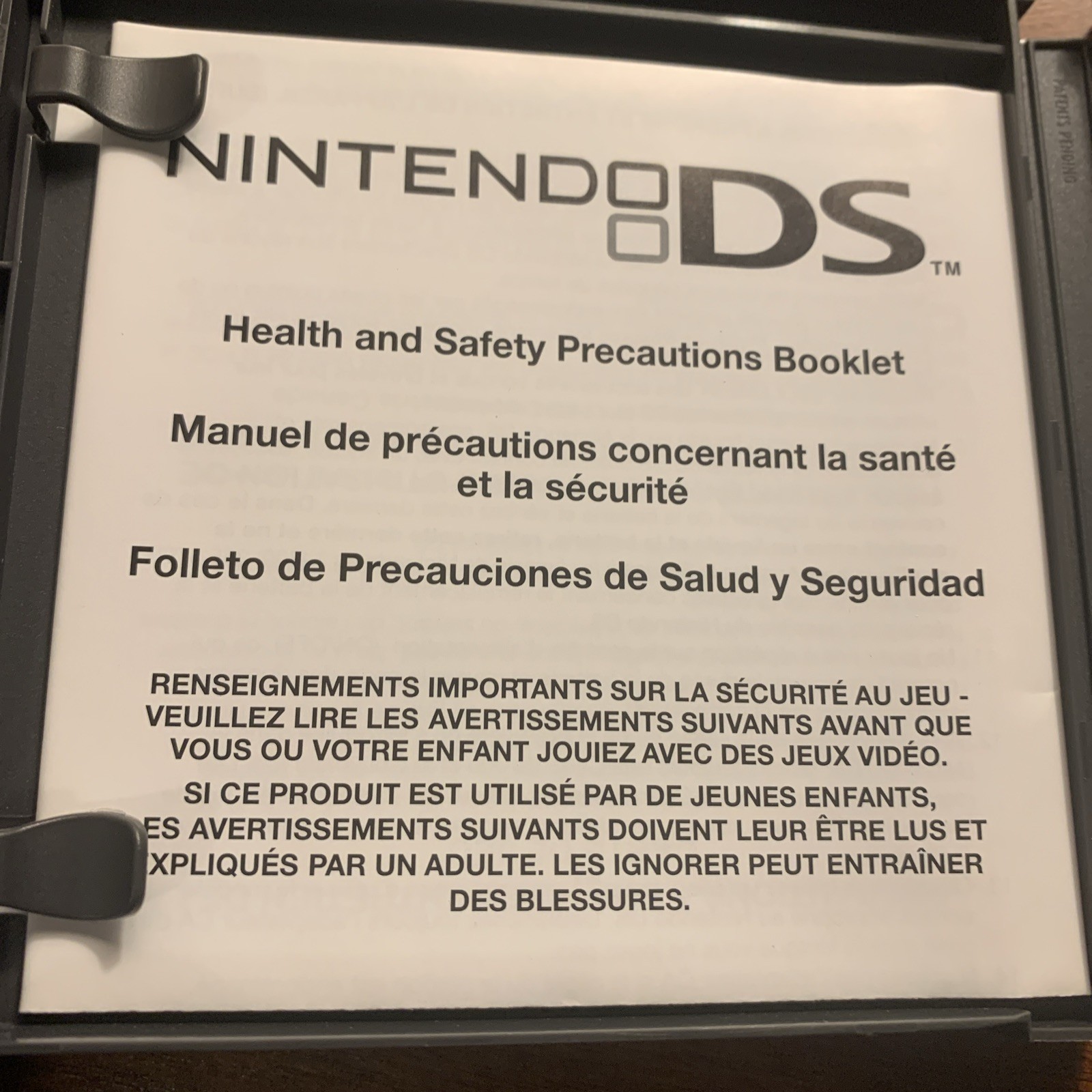 Mario & Luigi Inside Story / Nintendo DS Replacement *Case ONLY For Display Only