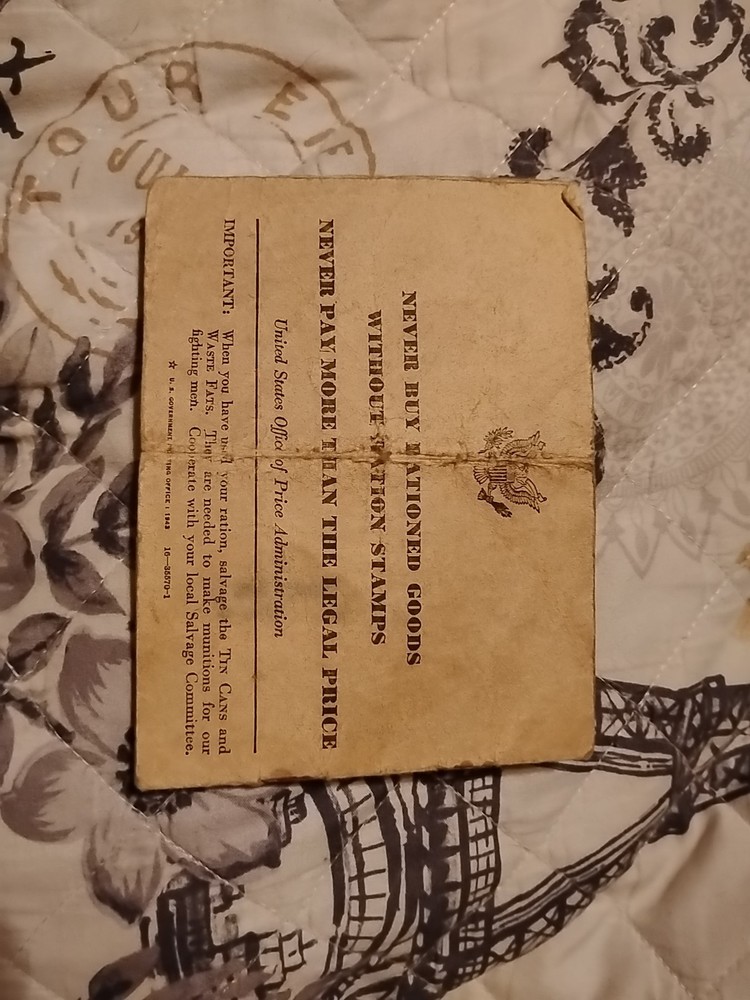 2 War Ration Books From WW2