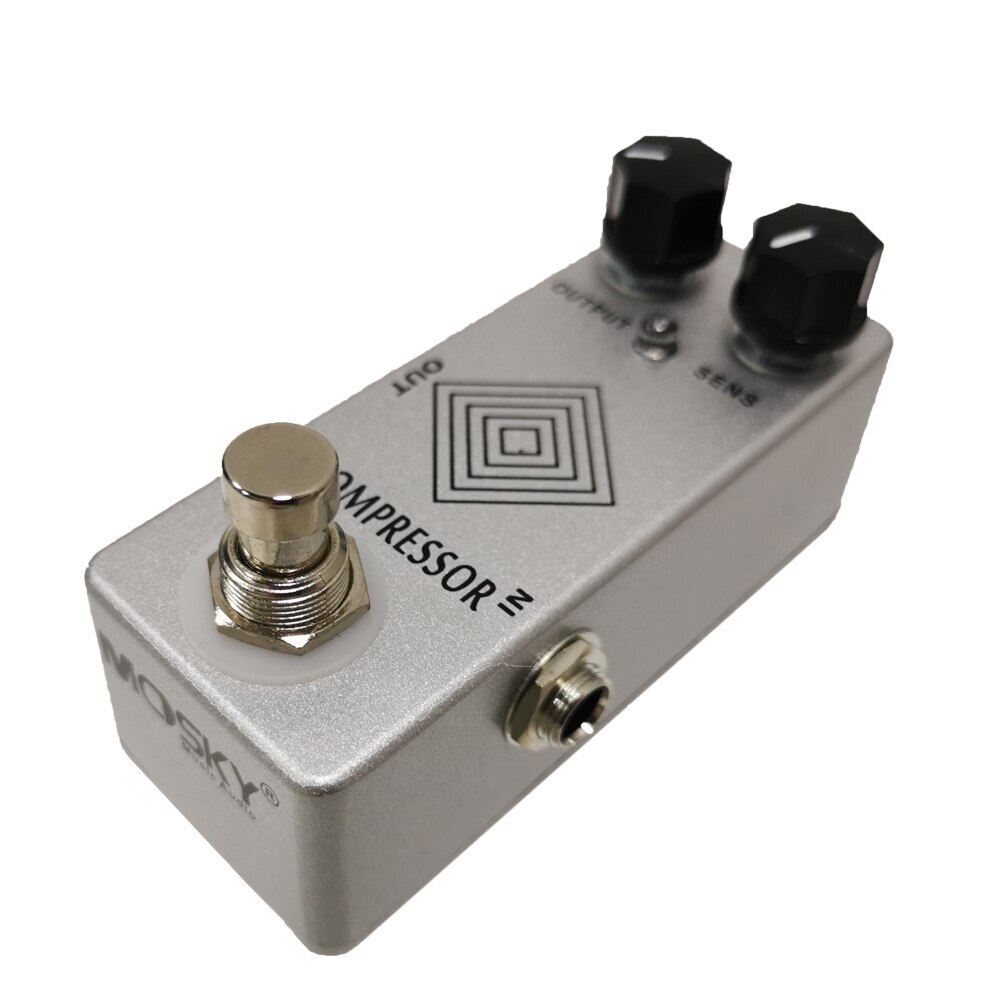 Dynamic compression electric guitar effect pedal full metal shell true bypass