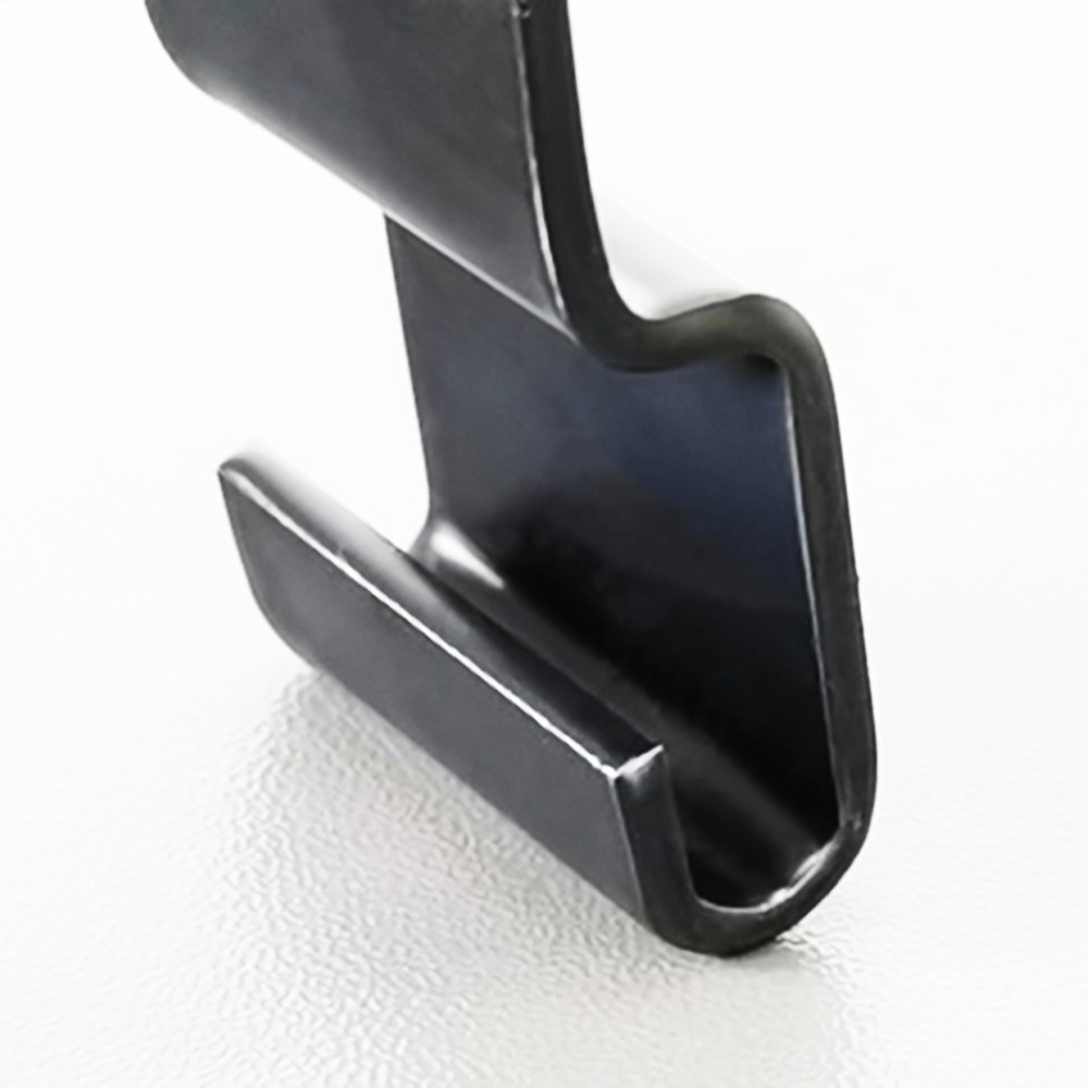 10-Pack 6" Black Gridwall Hooks, Strong and Stylish Hanging Solution