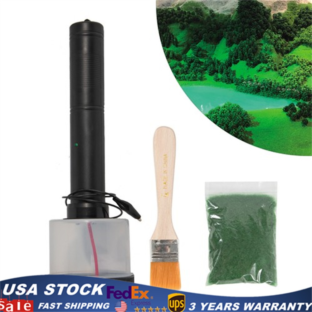 Static Grass Applicator Kit Electrostatic Flock Landscaping Flocking Machine usa