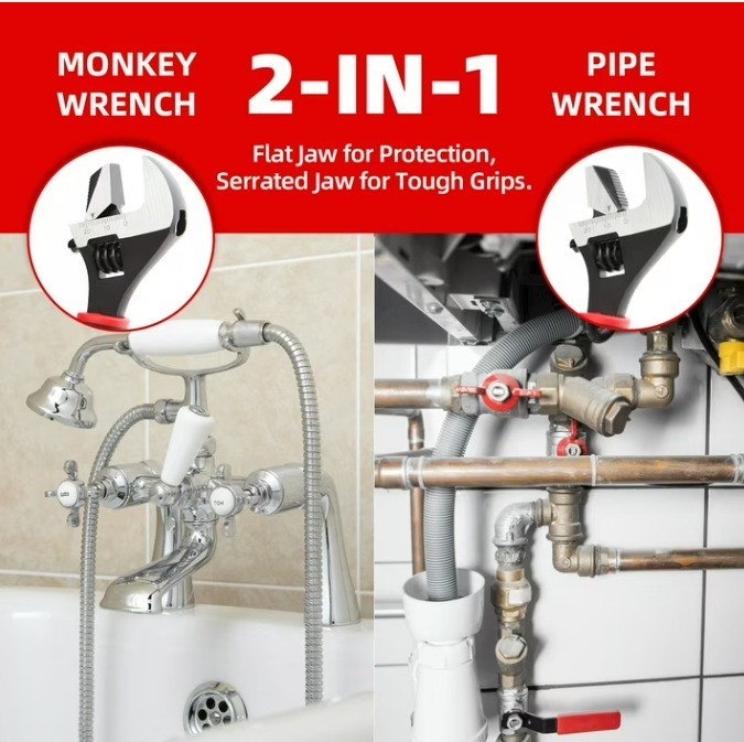 IRONCUBE 53-Piece Compact Socket Tool Set with Ratcheting Screwdriver & Adjustab