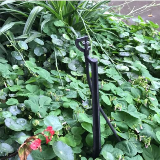 Micro Spray Sprinkler Stake Assembly: 9 Sets 9 360° Emitters