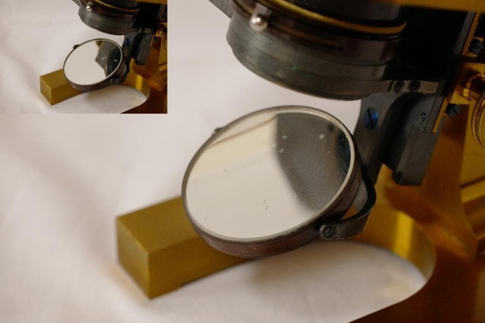 Antique Ernst Leitz Stand Ia Microscope 1894 Complete Set Walnut Case Rare