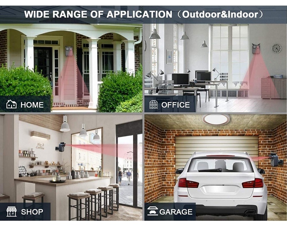 Wireless Driveway Alarm System- 1/2 Mile Long Range Driveway Motion Sensor