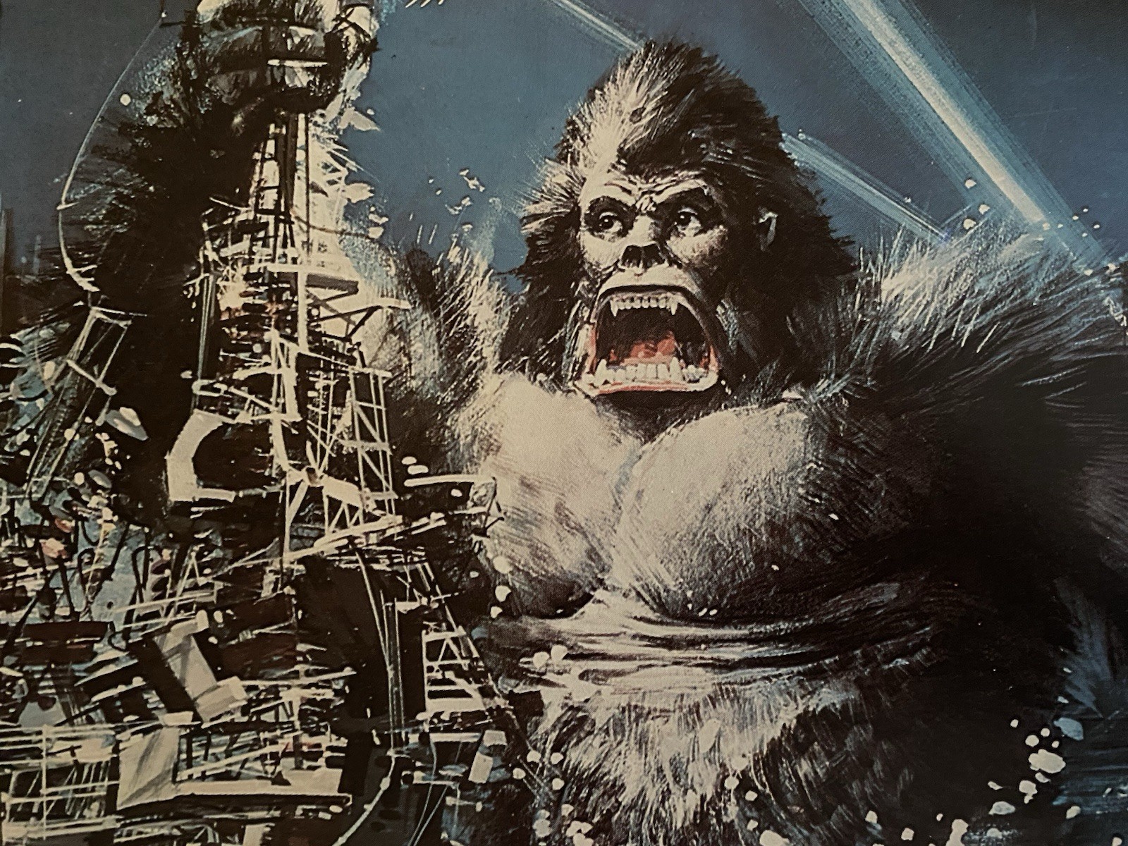KING KONG 1976 Original Vintage Lobby Card with Jessica Lange & Jeff Bridges
