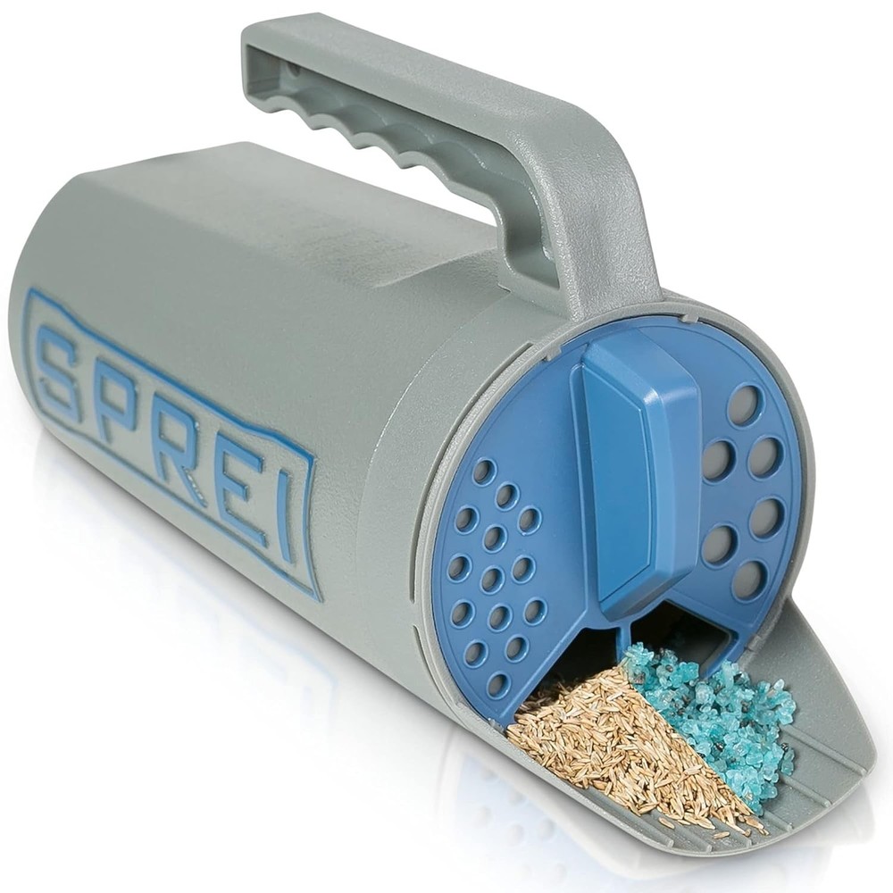 Multi-Functional Handheld Spreader for Gardens - 80 Oz,