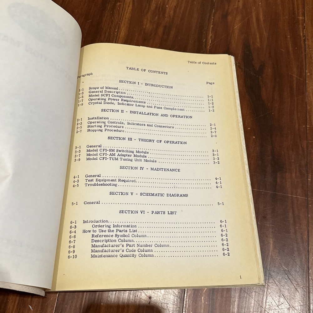 Polarad Model SCF1 Calibrated Field Intensity Receiver System Instruction Manual