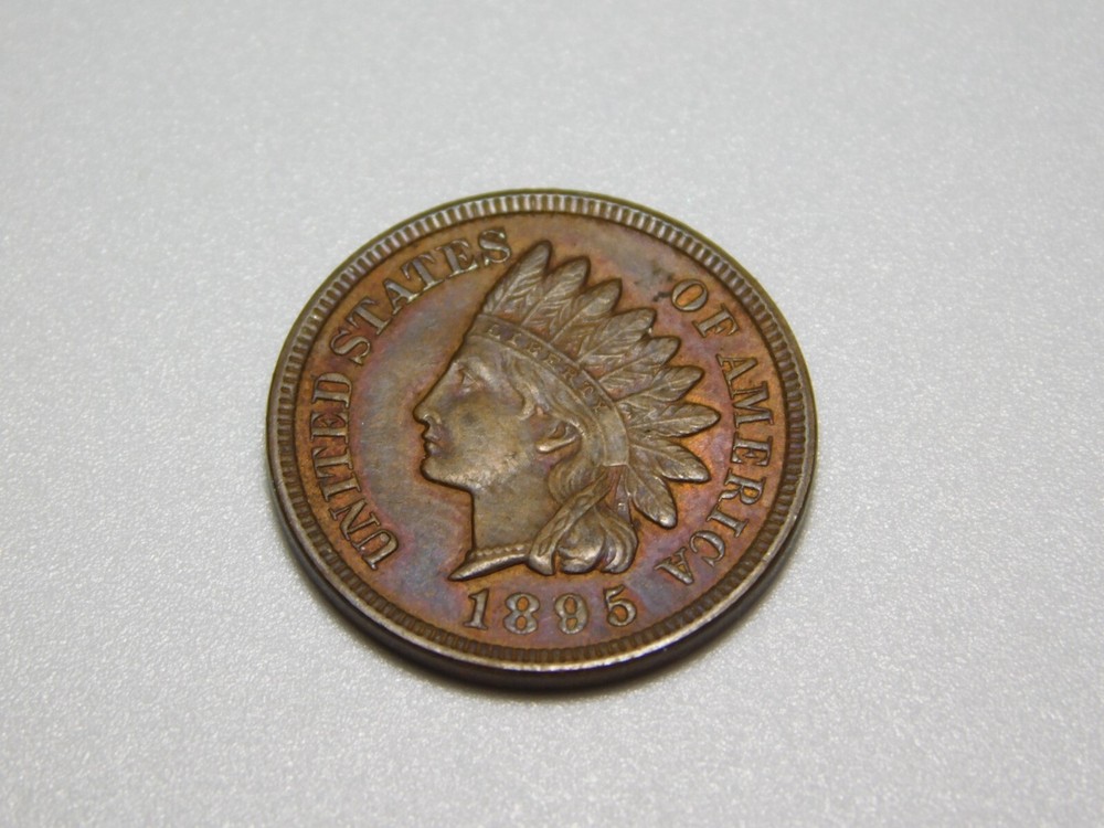 OLD US COIN 1895 INDIAN HEAD CENT PENNY